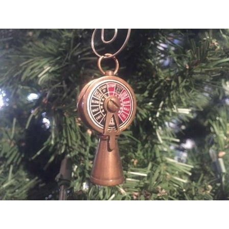 Antique Copper Titanic Engine Telegraph Christmas Ornament 5" - Tree Decoration - Xmas Ornament Ideas