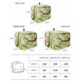 thumbnail image 2 of Japanese Harmony Toaster Cover 4 Slice, Large Kitchen Appliance Covers, Green Branch Owl Forest Country Toaster Oven Cover with Loop, Bread Machine Cover Polyester Dust Cover Protection, 2 of 4