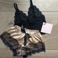 thumbnail image 2 of Mujeres Nueva Moda Sexy Lencería de encaje Ropa interior de seda Ropa de dormir Pijamas Satén Fridja nalpqowj16459, 2 of 5
