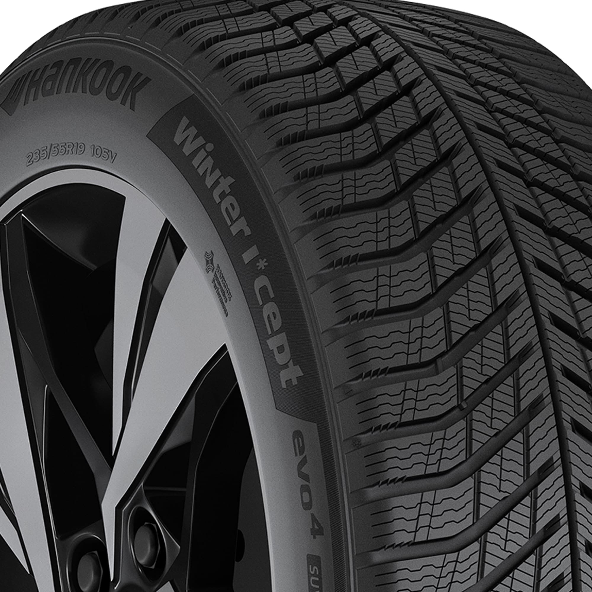 285/45R21XL 113W HAN WINTER I*CEPT EVO4 SUV W340A BW 30K