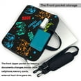 thumbnail image 3 of ZICANCN Laptop Case 13 inch, Colorful Gamepad Controller Work Shoulder Messenger Business Bag for Women and Men, 3 of 9