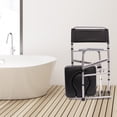 thumbnail image 5 of Waterproof Folding Shower Chair Commode Toilet Safety Chair Bathroom Seat Safty, 5 of 13