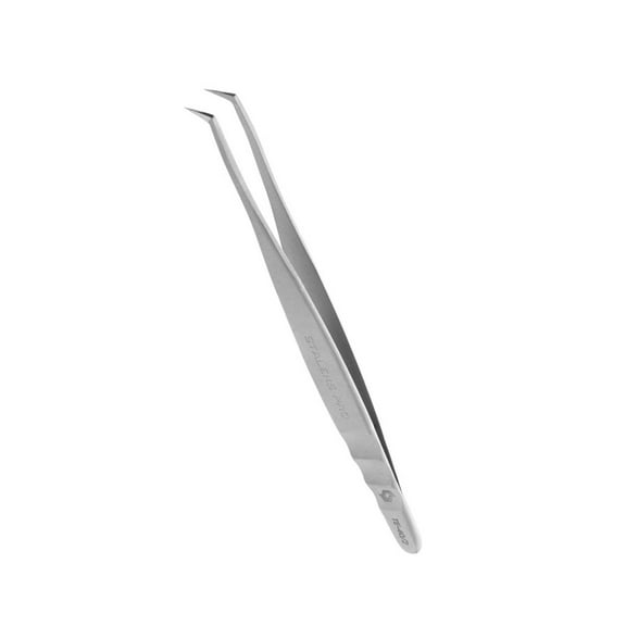 Professional eyelash tweezers EXPERT 40 TYPE 2 (L-shaped,70′)- TE-40/2