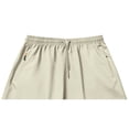 thumbnail image 5 of LTTVQM Men's Athletic Shorts Quick Dry Gym Lightweight Running Summer Workout Shorts with Zipper Pockets Khaki XS, 5 of 7