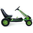 thumbnail image 1 of Patiojoy Kids Go Kart Pedal Powered Tricycle Racing Ride On Bike Toy Scooter Trainer Trike Green, 1 of 3