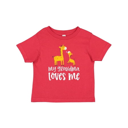 

Inktastic My Grandma Loves Me Gift Baby Boy or Baby Girl T-Shirt