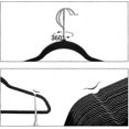 thumbnail image 2 of 10pack Non-slip Velvet Hangers Thin Flocked Felt Hangers Flocking Velvet Hangers, 2 of 3