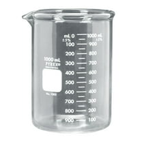 Pyrex Glass Griffin Beaker, Low Form, Heavy Duty, 1,000 Ml