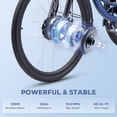 thumbnail image 3 of 24" 7 Speed Front Suspension Fork Dual Chain Electric Tricycle 350W 3 Wheel Bike with 48V 13Ah Battery UL 2271 Blue, 3 of 13