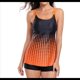 thumbnail image 1 of Traje de Baño de Dos Piezas para Mujer, con Control de Abdomen, Holgado, Talla XL, Color Naranja, 1 of 9