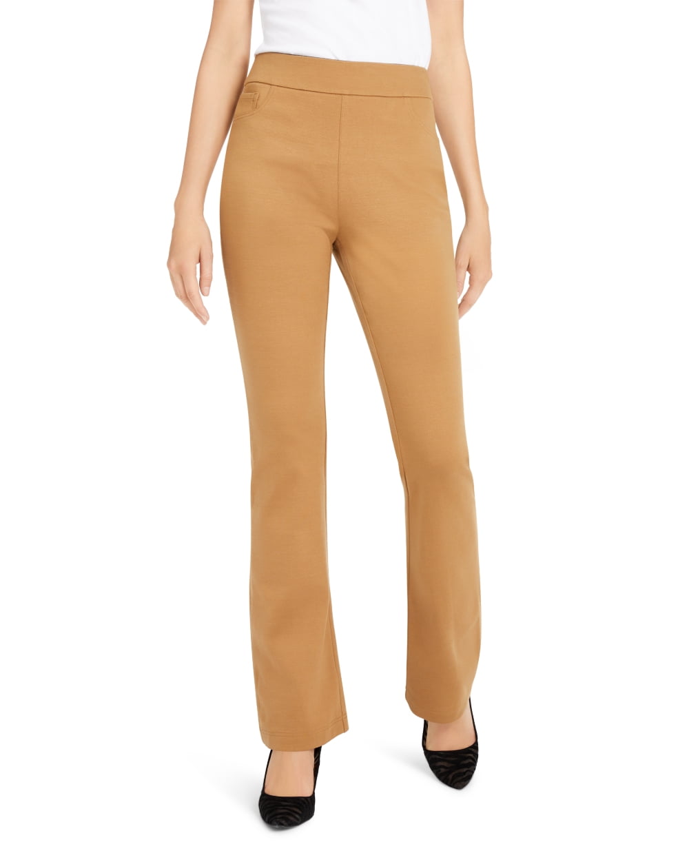 INC Womens Pants Caramel Pull-On Ponte 