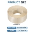 thumbnail image 2 of Bisel de Uxcell, Cinta de Chapa de Madera Pre-pegada Flexible para Bisel de Contrachapado con Adhesivo Termofusible para Restauración de Muebles Abeto 2 pulgadas x 25 pies, 2 of 7