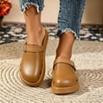 thumbnail image 2 of hoksml Women Adjustable Buckle Perforated Platform Clog Mules Round Toe Slip On Casual Shose, 2 of 6