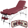 thumbnail image 5 of Yaheetech Professional 3 Fold Massage Table with Backrest/Headrest/Armrest/Hand Pallet, Burgundy, 5 of 9