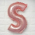 thumbnail image 4 of Efavormart Blush 16" tall Alphabet Letters / Number Foil Balloons Party Wedding Decorations Graduation New Year Party- S, 4 of 7