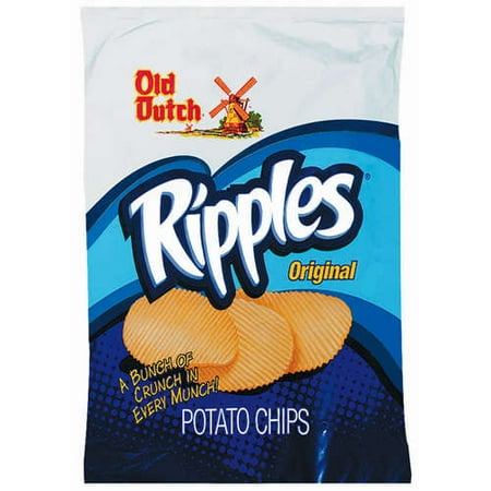 Old Dutch Ripples Original Potato Chips, 10 Oz.