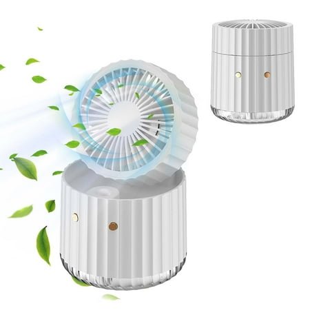 

PNNJI 2024 New Table Fan Rechargeable Battery Powered Table Fan with Auto Oscillation 90 Foldable Super Quiet Portable Circulation Fan Desktop Wall Fan for Bedroom Home - Clearance Sale (R)