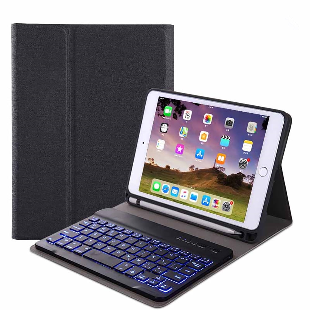 TORUBIA Backlit Tablet Bluetooth Keyboard For iPad Mini 4 iPad Mini 5