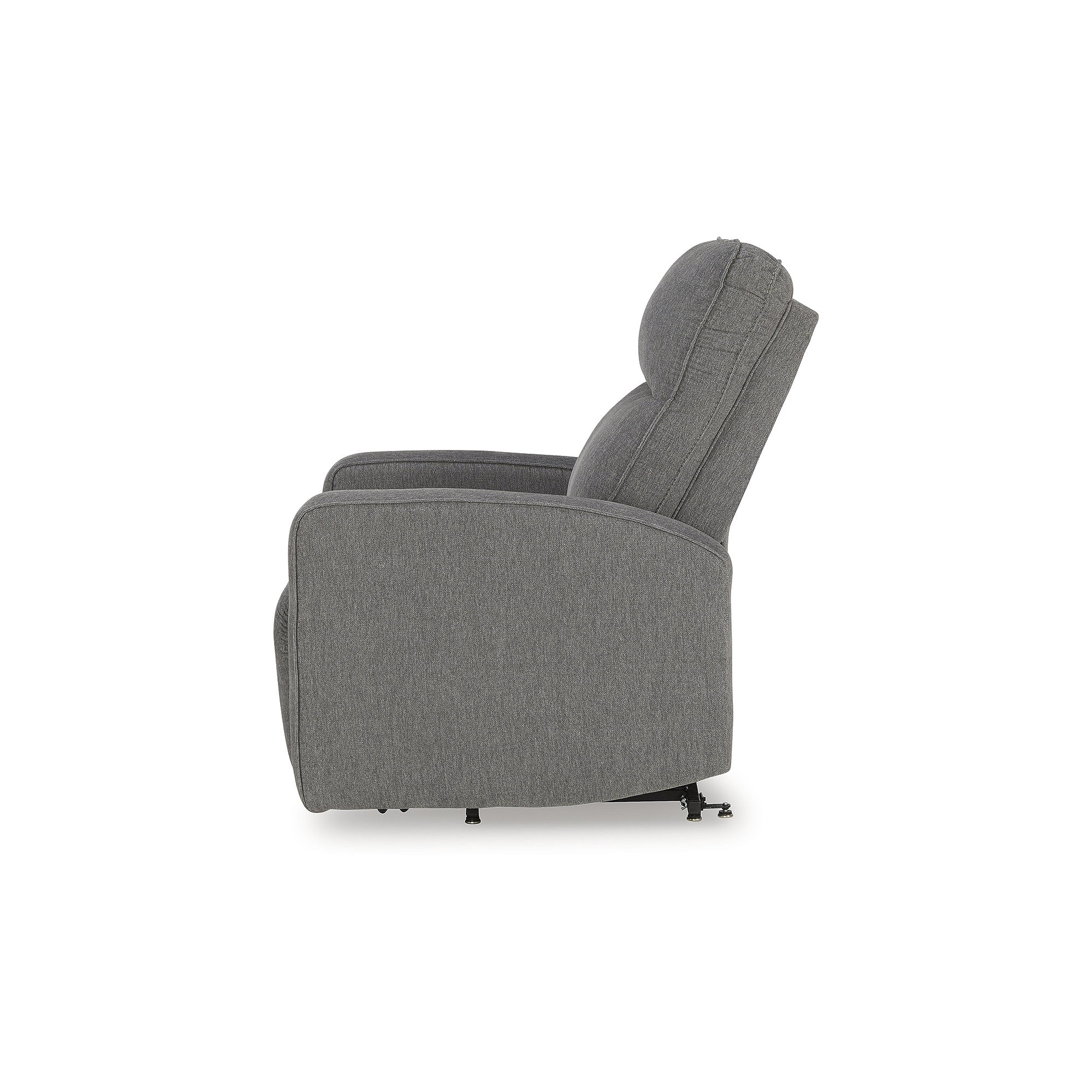 Signature Design by Ashley Starganza Power Lift Recliner Chair with Heat & Massage - Next-Gen Nuvella™ Fabric, Gray