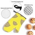 thumbnail image 4 of Oven Mitts and Pot Holders 4 Piece, Shells Yellow High Heat Slip Resistant Oven Mitt and Trivets Set Kitchen Oven Glove Pot Holders for Cooking Baking Grilling, 4 of 7