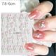 thumbnail image 2 of 3D Embossed Spring Floral Nail Stickers Decals Self-Adhesive, 2 of 4