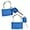 Blue, variant on 2 Pack 42mm Large Key Lock for Locker, Heavy Duty Lock with Key Colored Waterproof Padlocks Keyed Alike Gym Locker Lock for Indoor and Outdoors use