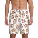 thumbnail image 1 of Balery Farm Cow Animal Pantalones cortos de pijama de punto de algodón para hombre con cinturilla y bolsillos-4X-Large, 1 of 6