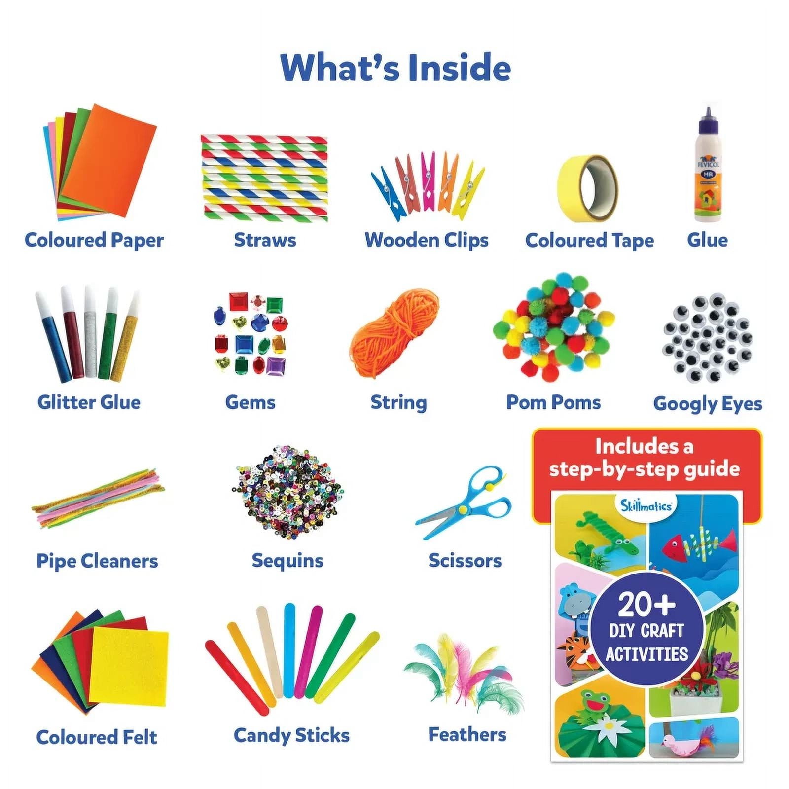 Skillmatics Ultimate Art & Craft Activity Chest | DIY Activity Set (ages 6-13)