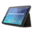 thumbnail image 3 of Incipio Clarion - Flip cover for tablet - vegan leather, thermoplastic polyurethane (TPU) - black - for Samsung Galaxy Tab E, 3 of 5