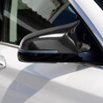 thumbnail image 1 of 2 Pcs Carbon Fiber Style Rear Mirror Cover Cover Cap Caps for E84 F20 F21 F22 F30, 1 of 5