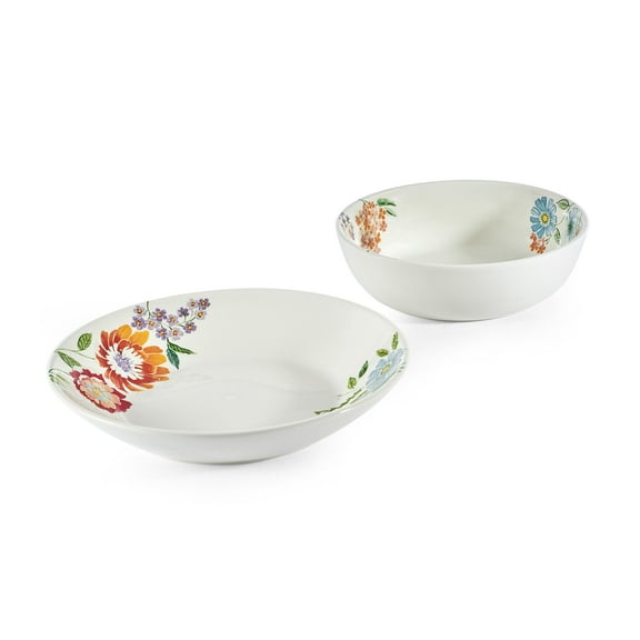 Fitz and Floyd Meadow Serve Bowls (Set of 2)