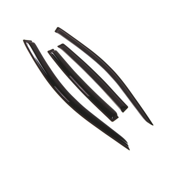 TuningPros Outside Mount Window Visor Deflector Smoke Tinted 4 Pcs Set For 2007-2010 Chrysler Sebring