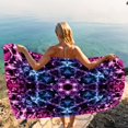 thumbnail image 5 of Holloyiver Microfiber Oversized Lightweight Beach Towel for Adults Kid, Reversible 30 x 60 Inch Extra Large Thin Quick Dry Sand Free Pool Towels for Travel Sport Camping Picnic Yoga Gym, 5 of 8