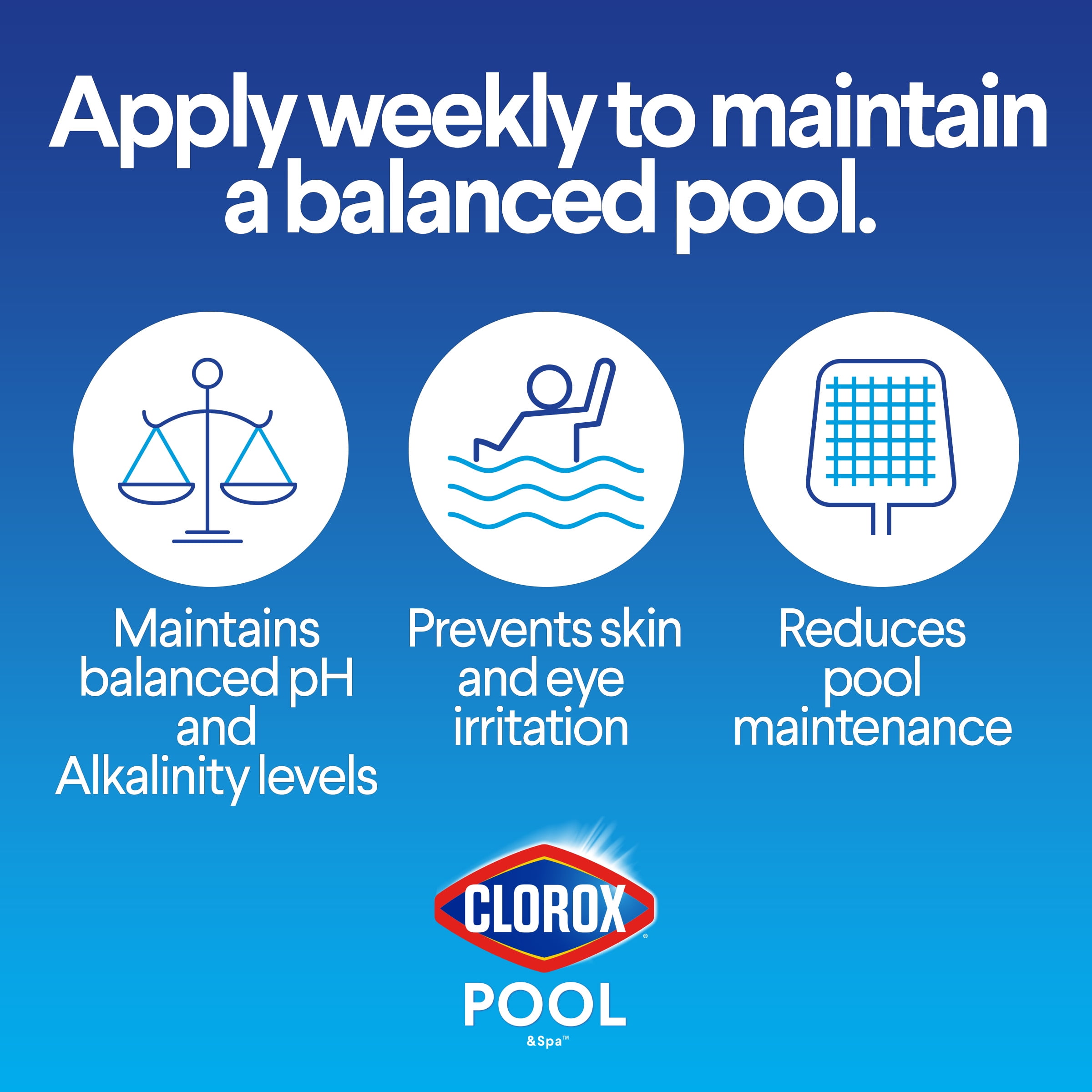 Clorox Pool&Spa 2-in-1 Perfect Balancer Granules, 8.5 lbs (for Use in Swimming Pools)