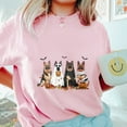 thumbnail image 3 of German Shepherd Halloween T-Shirt, Cute Dogs in Costumes Tee, Ghost Mummy Pumpkin Trick-or-Treat Shirt, Spooky Season Gift for Dog Lovers, 3 of 7