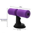 thumbnail image 3 of Women Men Sit-up Exercise Training exerciser sit Tool Unisex Abdominal Muscle Strength Training Bar with Suction Cup, Purple, 3 of 8