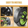 thumbnail image 3 of SKISUNO Universal Fit Motorcycle Rear Mudguard Splash Guard in Black for Effective Mud and Sand Defense, 3 of 8