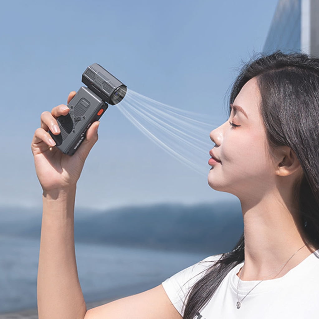 Multifuntional Handheld Fan Electric Air Dusters 4000mAh Powerful Fan ABS Texture Perfect for Office Outdoor Travel Use