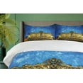 thumbnail image 4 of Ambesonne Victorian Duvet Cover Set, Antique Sofa in Room, 2-Calking, Brown Yellow Royal Blue, 4 of 7