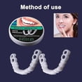 thumbnail image 4 of pares de brackets artificiales, brackets falsos, brackets blancos brillantes, pegatinas para dientes, brackets falsos, pegatinas para dientes, 4 of 5