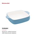 thumbnail image 3 of Gres vitrificado cuadrado Baker KitchenAid, 20 cm, terciopelo azul, 3 of 5