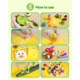 thumbnail image 2 of Juego de cuchillos para niños Melican Montessori Kitchen, sin BPA, 38 piezas, 2 of 6