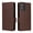 Brown, variant on Wallet Case for Boost Mobile Celero 5G SC Flip Cover with Card Slots & Kickstand Blue