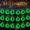 thumbnail image 2 of Halloween String Light LED Remote Control Eyeball Fairy Light with 8 Modes Battery Powered Waterproof for Garden Patio Yard Halloween Party, 2 of 10