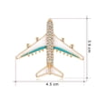 thumbnail image 6 of Unisex Airplane Brooch Badge Banquet Scarf Enamel Pin Charm Plane Lapel Pin Gift, 6 of 7