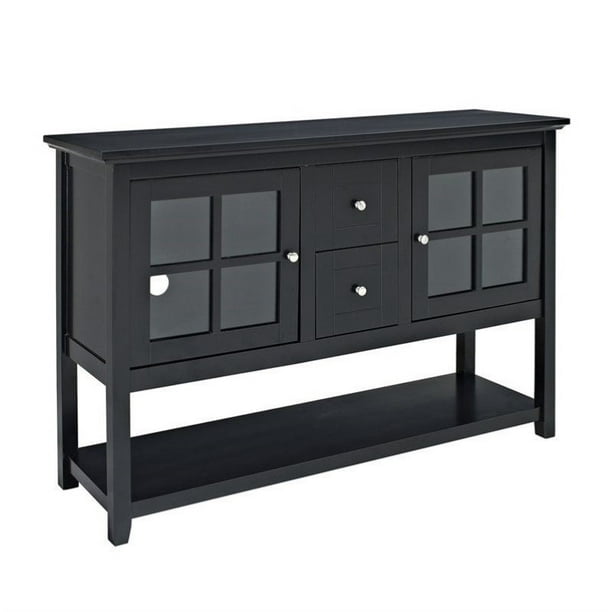 Pemberly Row 52 Wood Console Table Tv, All Modern Black Console Table