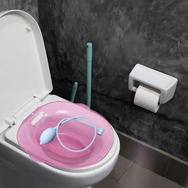 Baño de asiento perfecl para Inodoro Colgable Portátil Reutilizable Rosa