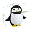 thumbnail image 3 of Oleegame 1PC Spoon And Lid Rest Creative Carto Stocking Penguin Settings Kitchen Toilet Toothbrush Tool Turn Into The Box Wall Hanging Storing Shelf, 3 of 4