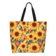thumbnail image 1 of Disketp Diamond Bohemian Sunflower Bolsa Tote Estampada para Mujer, Bolso de Hombro y de Mano para Compras y Viajes, 1 of 8