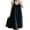 Black, variant on Women's Built In Bra Full Slip Dress - Slim Sleeveless Strap Camisole Lingerie Sleepwear